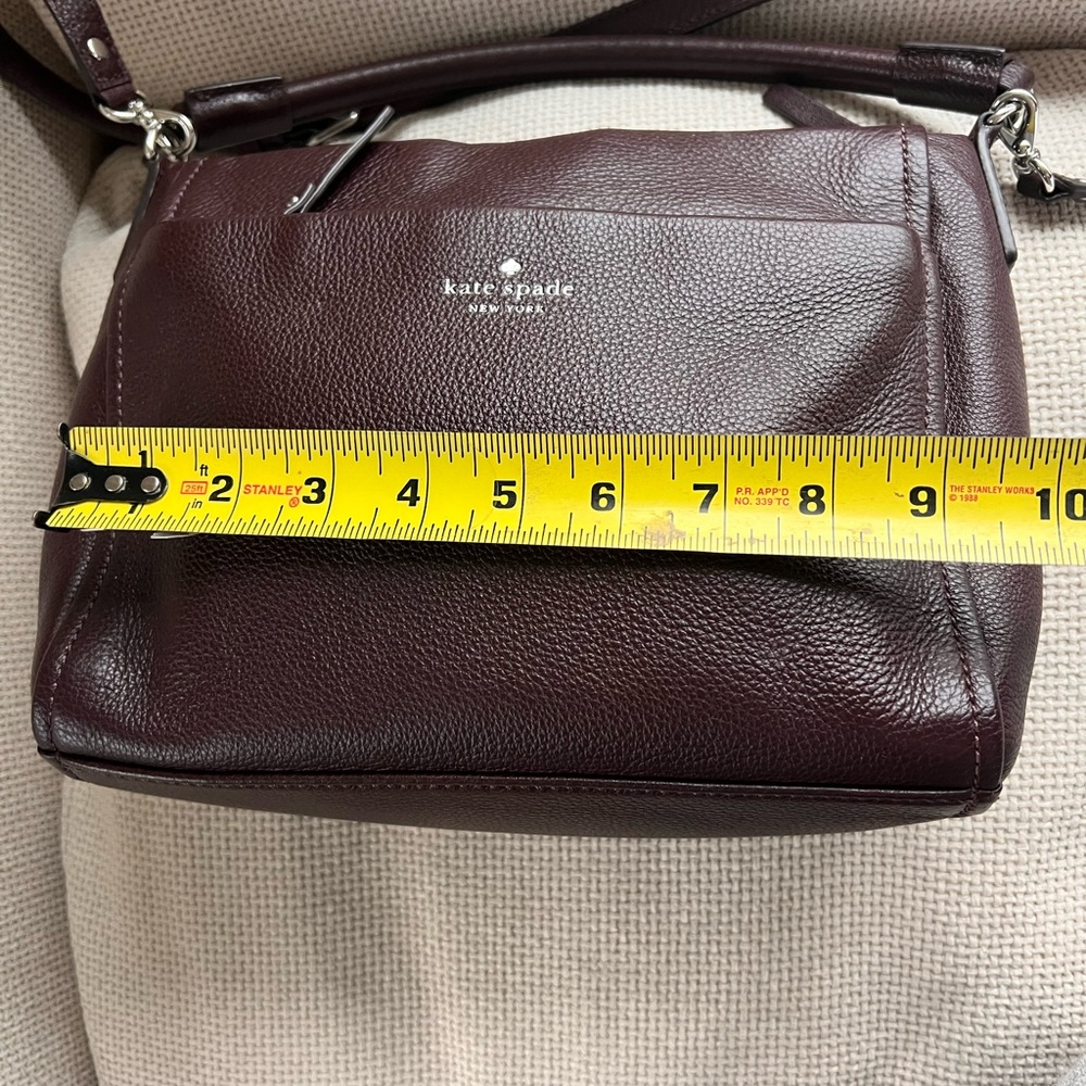 Kate Spade Burgundy Leather Shoulder Bag - Picture 7 of 7